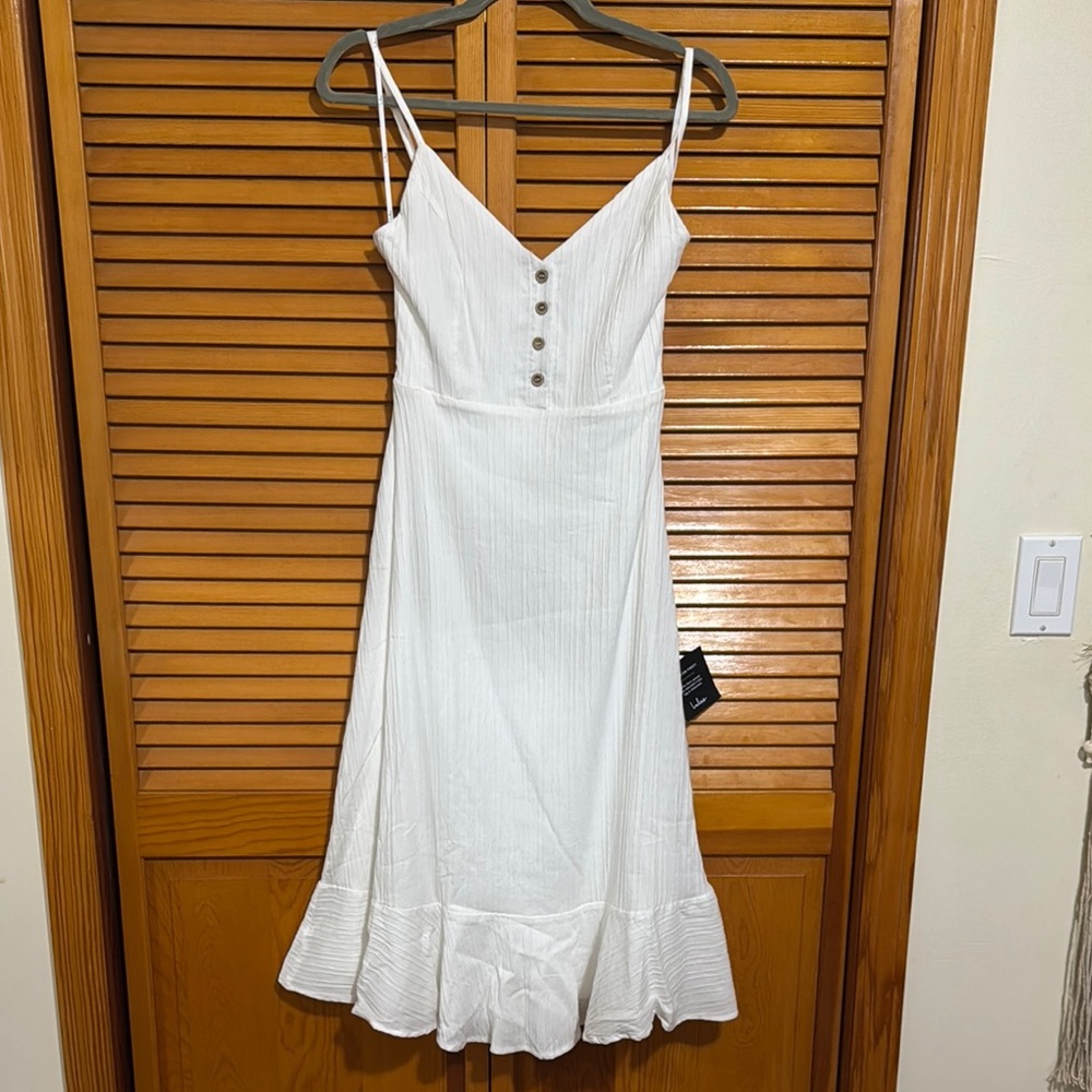 Elegant White Summer Dress
